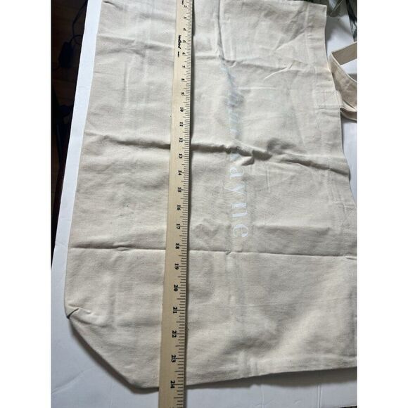 New Jenni Kayne Canvas Tote 23 X 15 X 6 - Picture 6 of 7